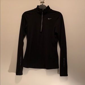Nike Dryfit Black Long Sleeve Top